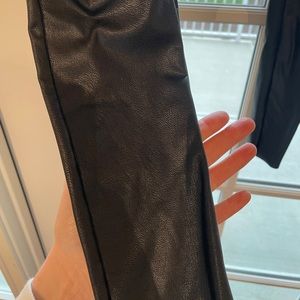 Perfect control faux leather legging